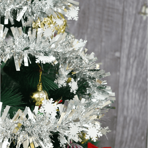 Beteala de Craciun, Diverse Modele, 2m x 11cm, Rosu, Albastru, Roz