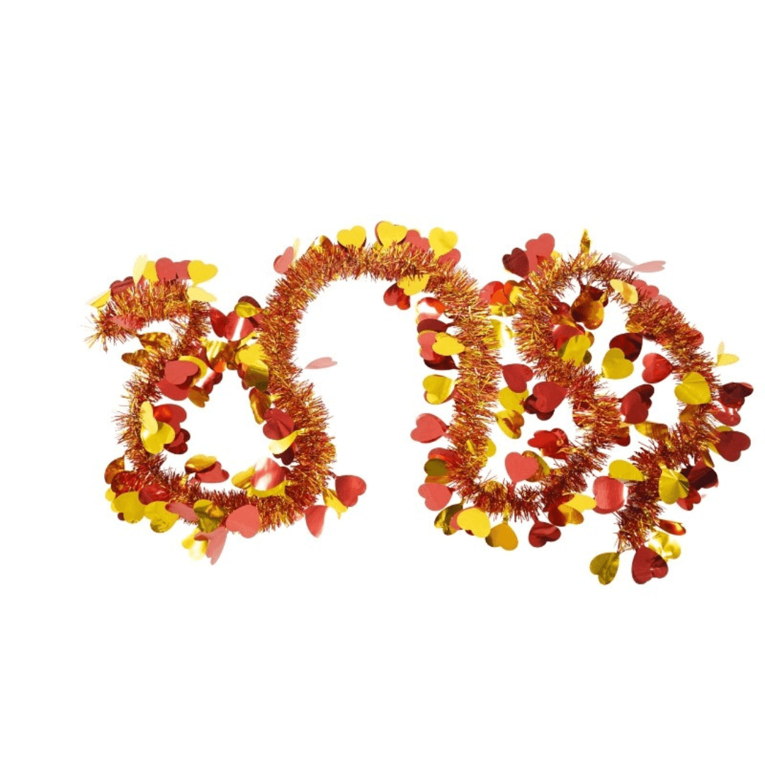 Beteala de Craciun, Diverse Modele, 2m x 11cm, Rosu, Albastru, Roz