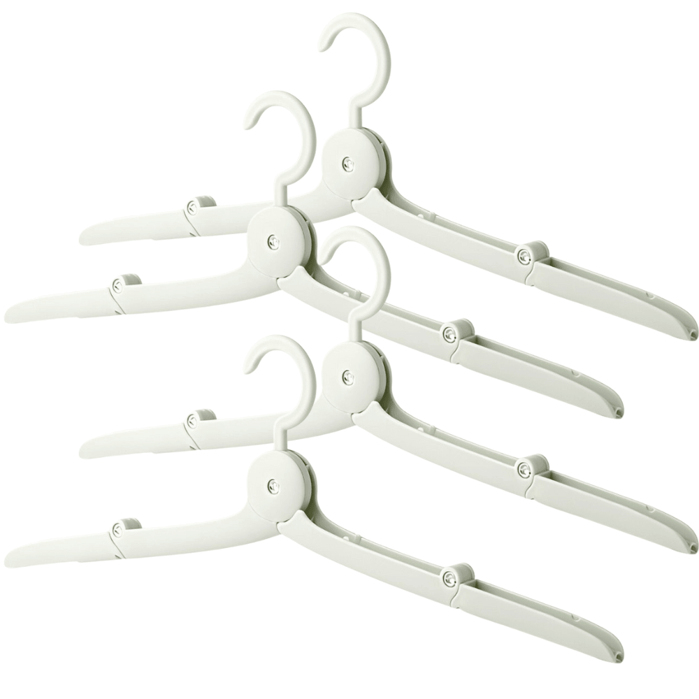 Foldable Travel Hanger Set, Portable Model, Universal, Made of PP