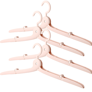 Foldable Travel Hanger Set, Portable Model, Universal, Made of PP