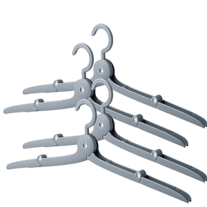 Foldable Travel Hanger Set, Portable Model, Universal, Made of PP