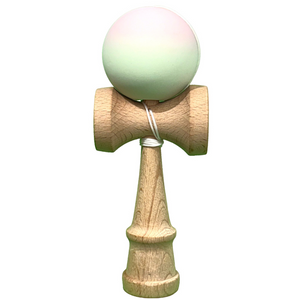 Kendama Original Profesional, Model Gradient, 18cm, din Lemn, Joc Interactiv, Copii si Adulti