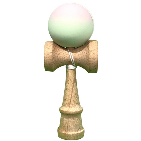 Kendama Original Profesional, Model Gradient, 18cm, din Lemn, Joc Interactiv, Copii si Adulti