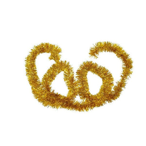 Beteala de Craciun, 2m x 5cm, Albastru, Auriu, Rosu