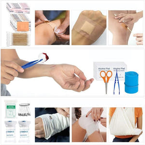 Kit Supravietuire cu Ghiozdan, 40 Piese, Echipament Prim-Ajutor, Multifunctional
