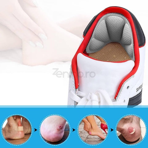 Set 2 Branturi cu Pernite - Suport Interior Incaltaminte, pentru Calcai, Ajustabile, Prevenire Bataturi, Marime Universala