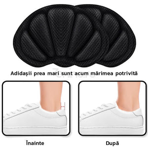 Set 2 Branturi cu Pernite, Suport Interior Incaltaminte, pentru Calcai, Ajustabile, Prevenire Bataturi, Marime Universala