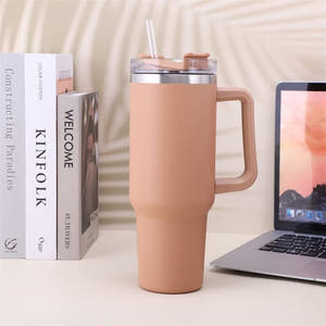 Cana Termos, Capacitate 1200ml, cu Pai, din Otel Inoxidabil