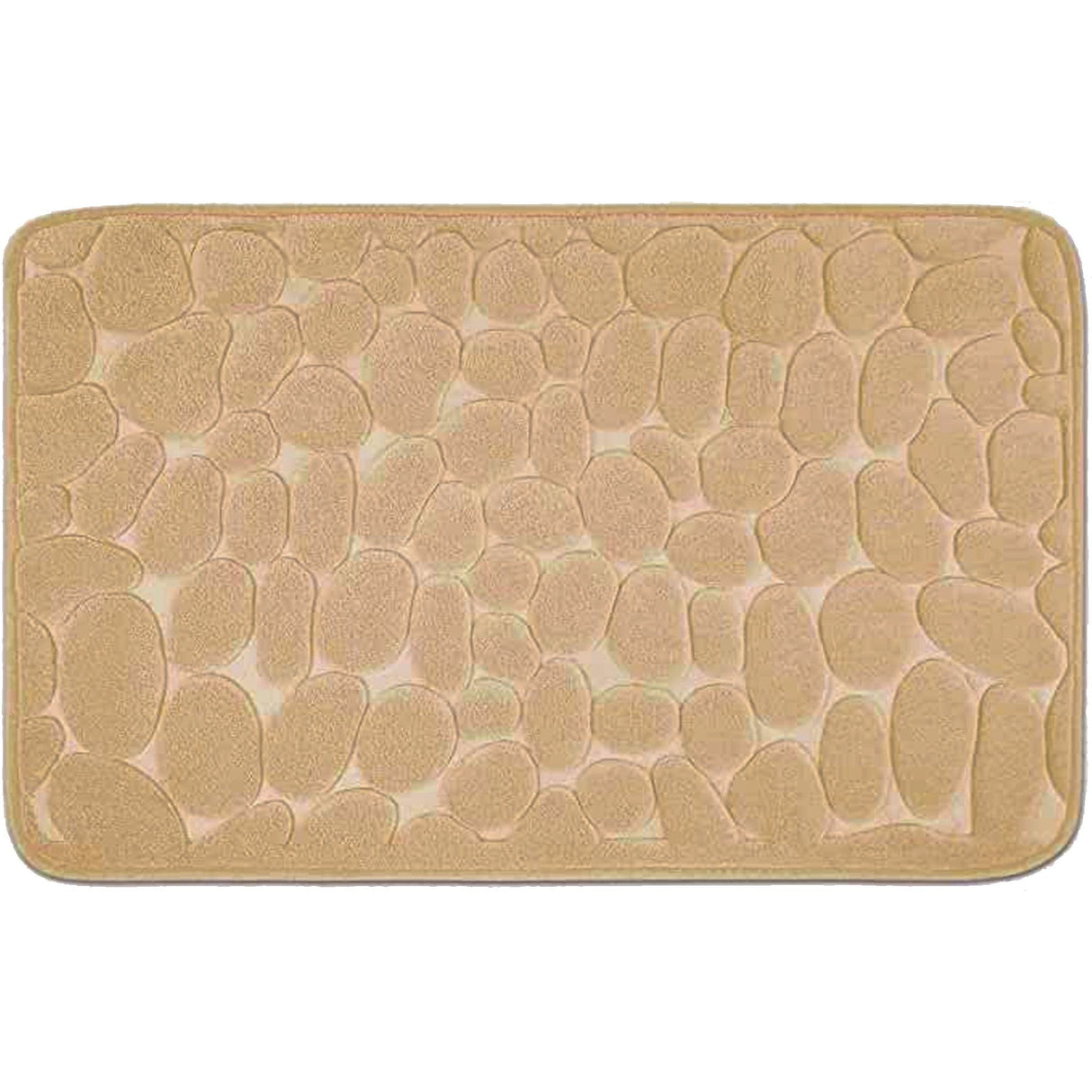 Covor de Baie, Antiderapant, Model 3D Pietre, 40x60cm