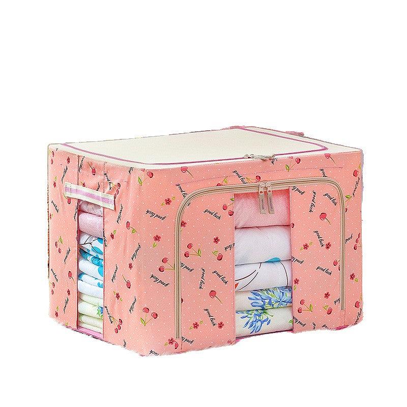 Cutie de Depozitare, Model Cirese, Pliabil, Capacitate 24L-100L, Material Textil, cu Fermoar
