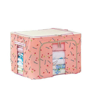 Cutie de Depozitare, Model Cirese, Pliabil, Capacitate 24L-100L, Material Textil, cu Fermoar