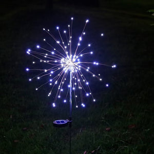 Lampa Solara 120 LED-uri, Model Artificii, 50W, Inaltime 90cm
