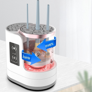 Dispozitiv Curatare Pensule Machiaj, 850 RPM, Functie Uscare, 5V, Portabil