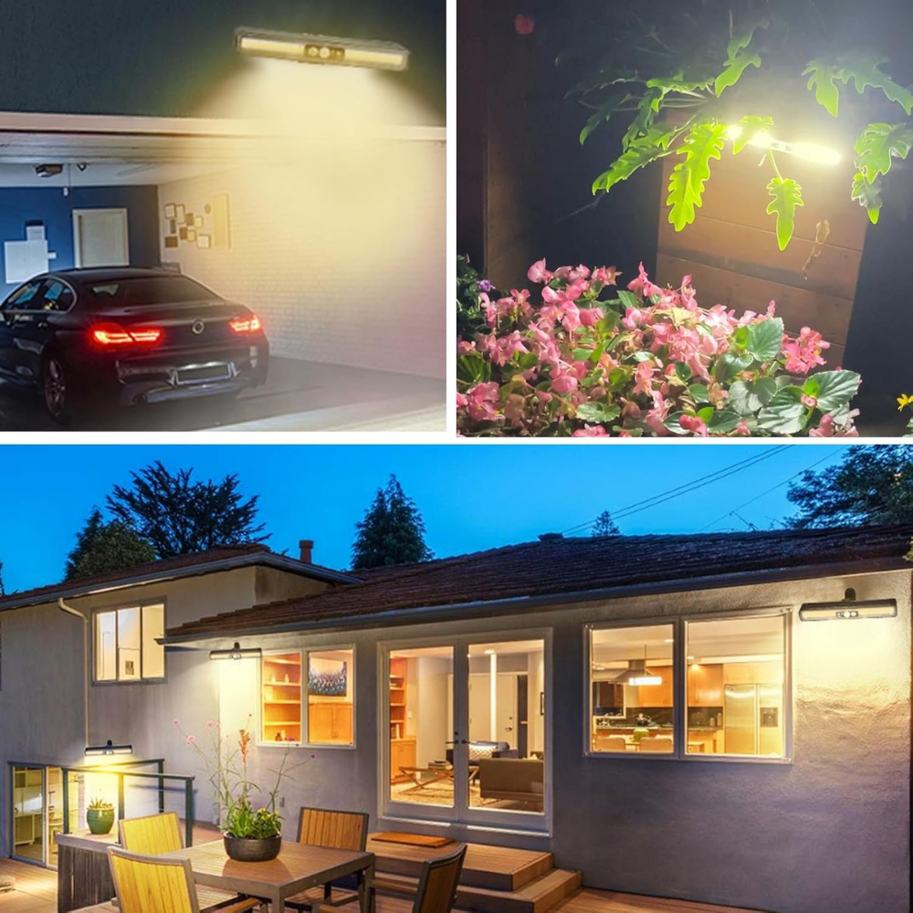 Lampa Solara cu Senzor de Miscare, 36 LED, IP55, Suport Montare Stabil