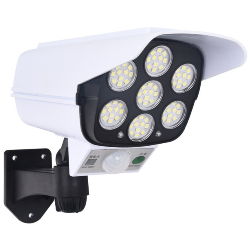 Camera de Supraveghere Falsa, Incarcare Solara, 77 Leduri, Senzor de Miscare