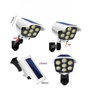 Camera de Supraveghere Falsa, Incarcare Solara, 77 Leduri, Senzor de Miscare