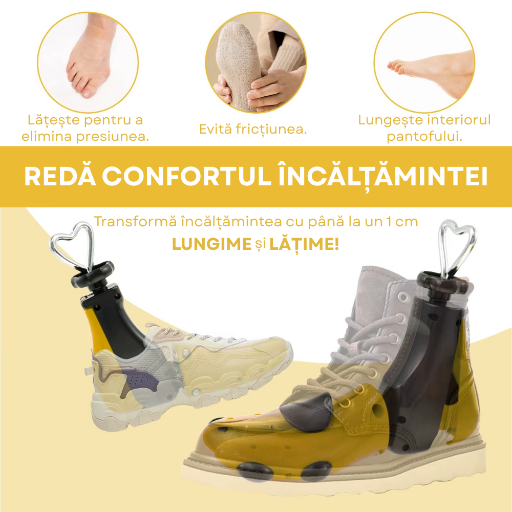 San/Calapod Pro Reglabil, Alungire si Largire 4 Directii, Pantofi, Ghete, Adidasi, Arc