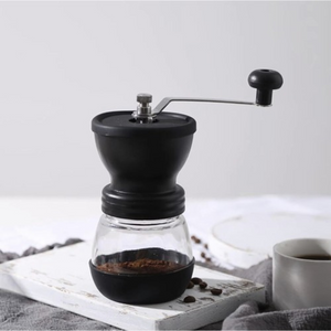 Rasnita Cafea Manuala, Reglare Macinare, 2 Recipiente 120g, Portabil