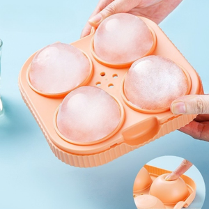 Forma de Gheata, 4 Sfere, Diametru 6.5cm, din Silicon