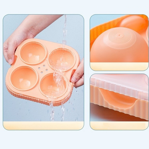 Forma de Gheata, 4 Sfere, Diametru 6.5cm, din Silicon