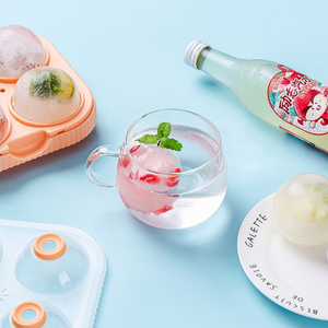 Forma de Gheata, 4 Sfere, Diametru 6.5cm, din Silicon