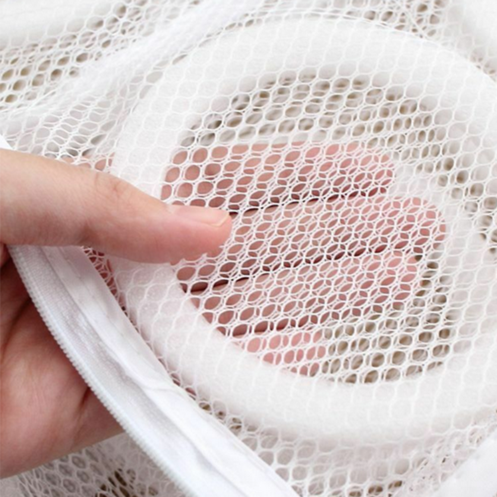 Sac Spalare Incaltaminte, 28-40cm, din Plasa, cu Agatatori