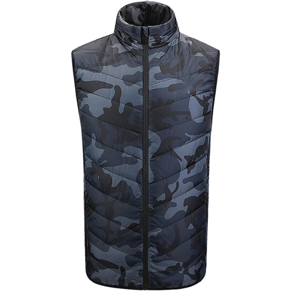 Vesta cu Incalzire, Umplutura de Bumbac, Incarcare USB, M-XXXL