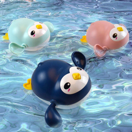 Jucarie de Baie pentru Copii, Aripioare Inotatoare, Model Pinguin