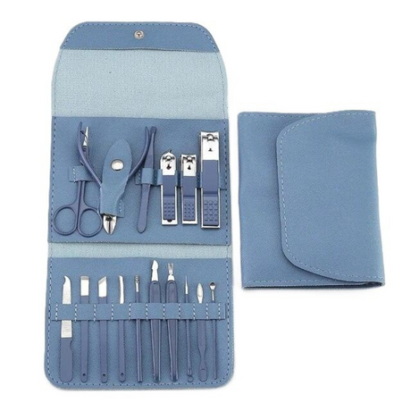 Set 16 Piese Manichiura, Pedichiura, Accesorii Pensat, pentru Cosmetica