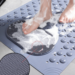 Covor de Baie Antiderapant, Prindere cu Ventuze, Terapeutic, 68x35cm