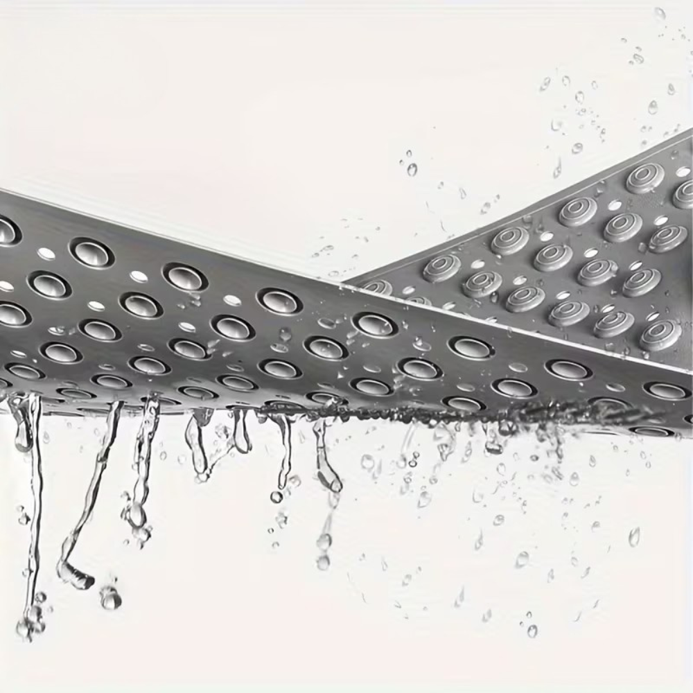 Covor de Baie Antiderapant, Prindere cu Ventuze, Terapeutic, 68x35cm