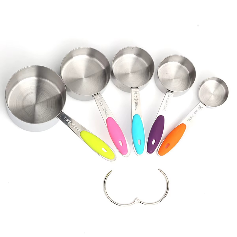 Set 10 Cupe Masurare, Otel Inoxidabil, 1.25 - 250ml, Dozare Precisa