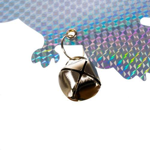 Bufnita Holografica Zenino - Antidaunatori, Reflecta Lumina, Inclus Clopotel Sunator, Rezistent la Apa, 39 x 20 cm