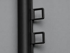 Poarta de Siguranta Animale, Plasa Retractabila, Carlige Autoadezive, Diferite Dimensiuni, Negru