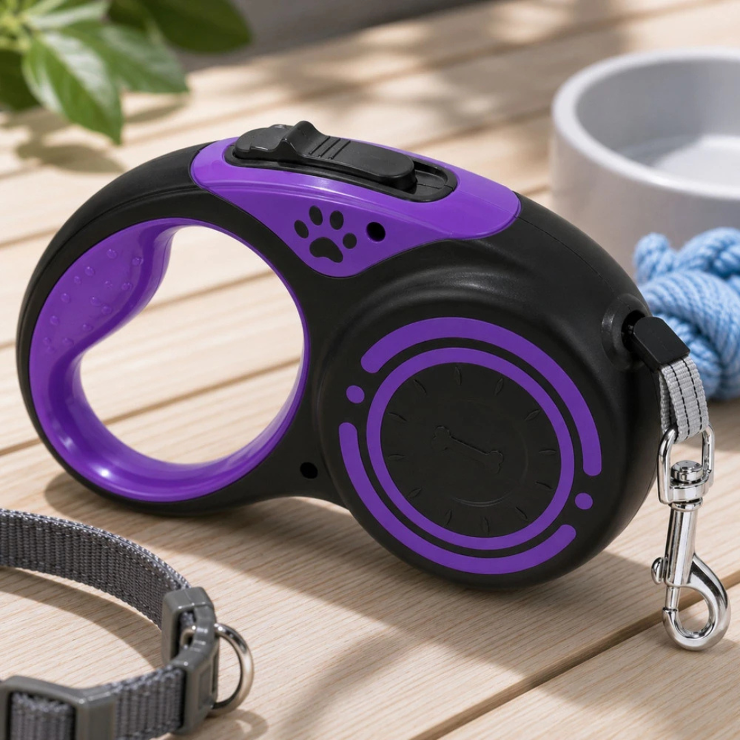Lesa Automata pentru Caini, Lungime 5m, Talie Mica/Medie, 15kg, Sistem de Blocare