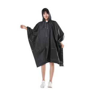 Pelerina de Ploaie, Marime Universala, Model Poncho, Prindere cu Capse, Impermeabil