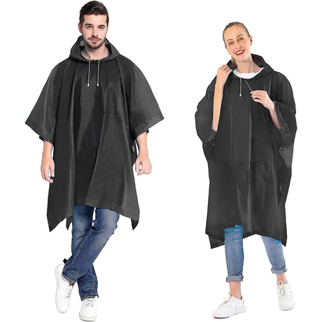 Pelerina de Ploaie, Marime Universala, Model Poncho, Prindere cu Capse, Impermeabil