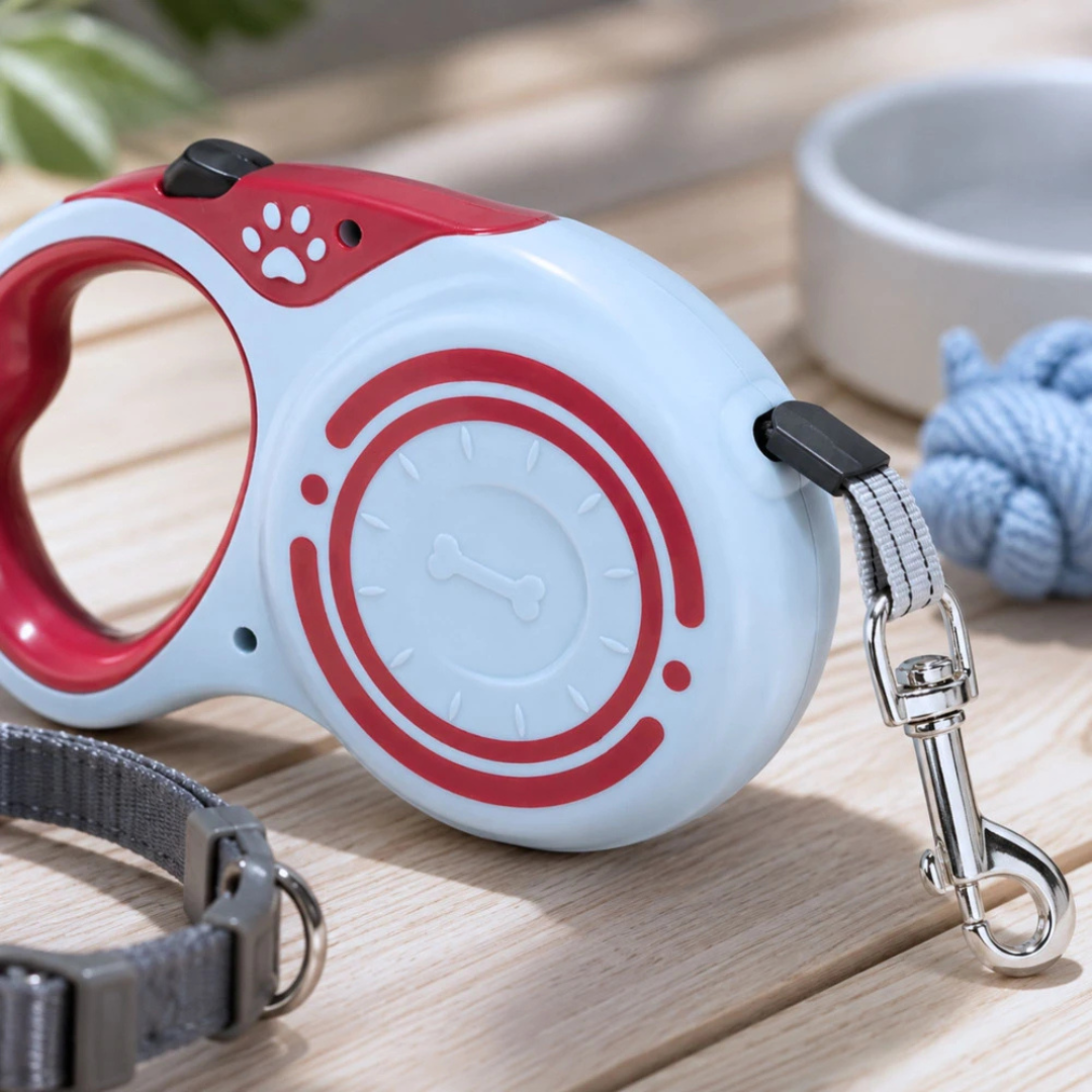 Lesa Automata pentru Caini, Lungime 5m, Talie Mica/Medie, 15kg, Sistem de Blocare