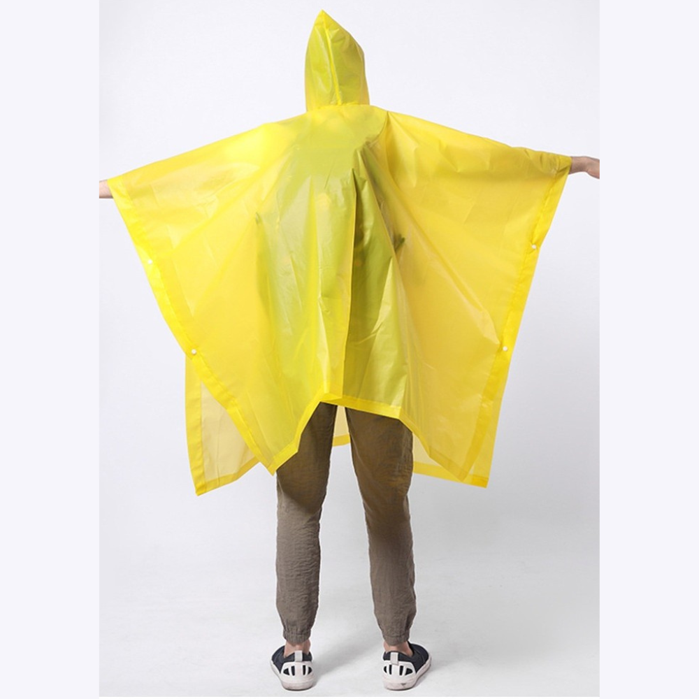 Pelerina de Ploaie, Marime Universala, Model Poncho, Prindere cu Capse, Impermeabil
