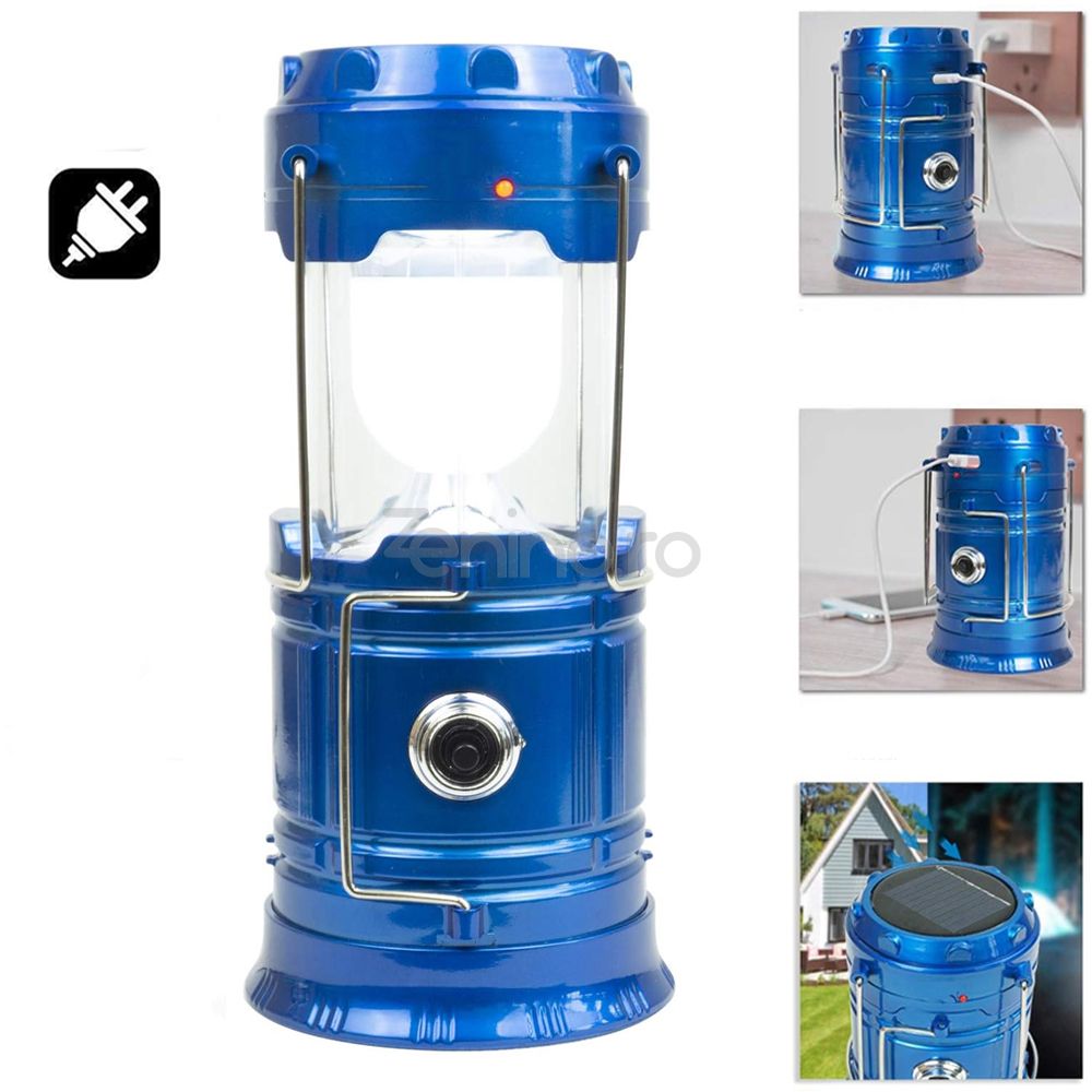 Lanterna Felinar 2in1 - Incarcare Solara sau Retea, SMD Ultra Bright, Acumulator, Autonomie 6-8 ore, 1/6W, Waterproof