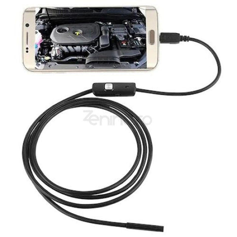 Camera Endoscop -  Filmare Unghi de 60 Grade, Compatibil cu Android si Windows, Rezistenta la Apa, Negru