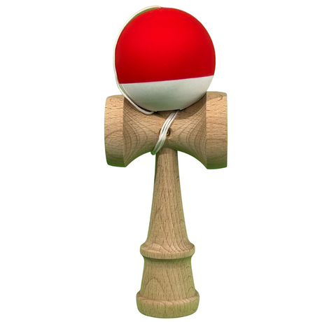 Kendama Original Profesional, Model Multicolor, 18cm, din Lemn, Joc Interactiv, Copii si Adulti