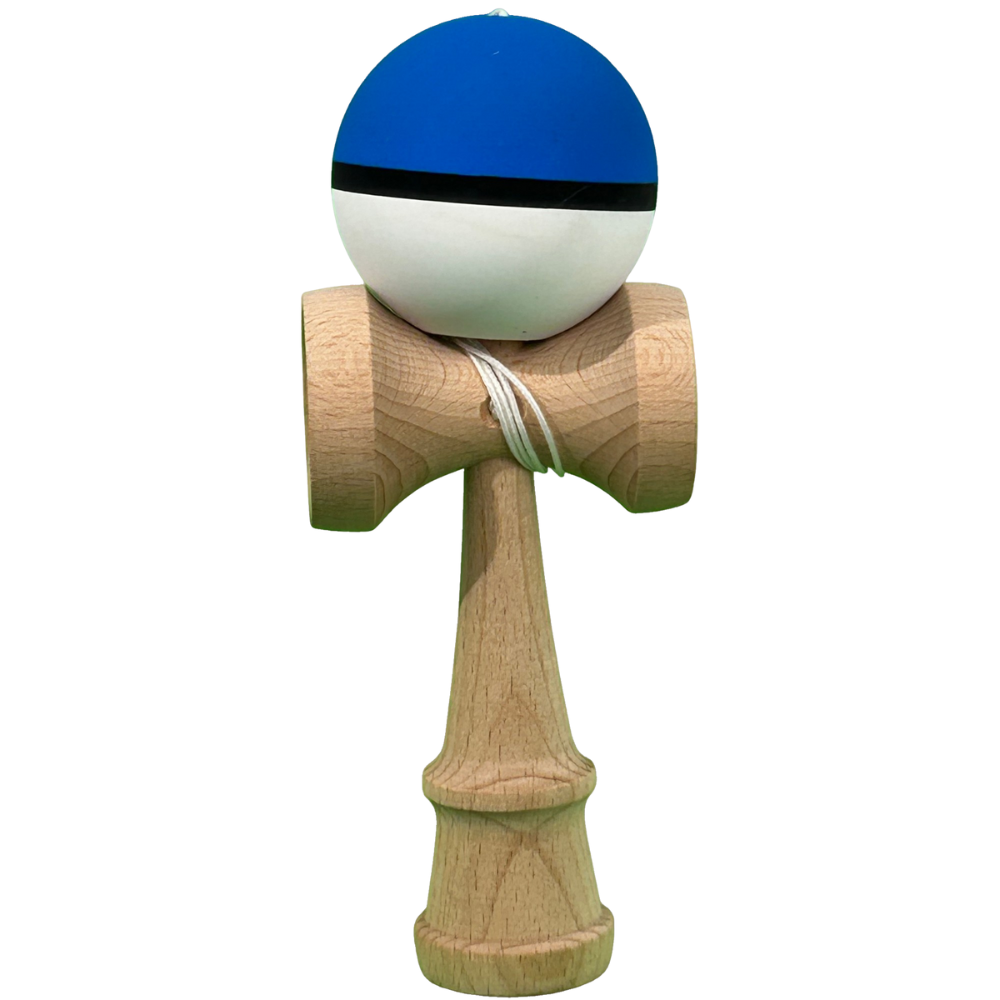 Kendama Original Profesional, Model Multicolor, 18cm, din Lemn, Joc Interactiv, Copii si Adulti