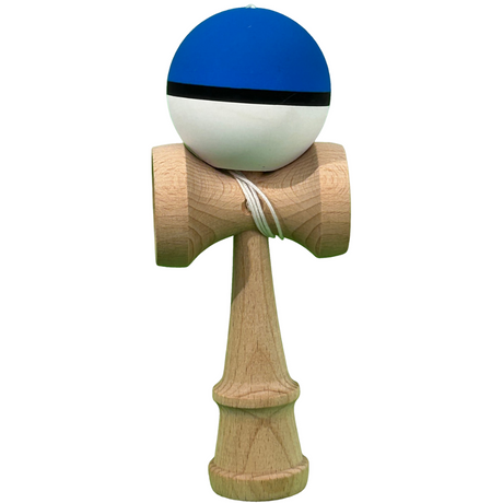 Jucarie Interactiva Kendama, Model Multicolor, din Lemn, 18cm