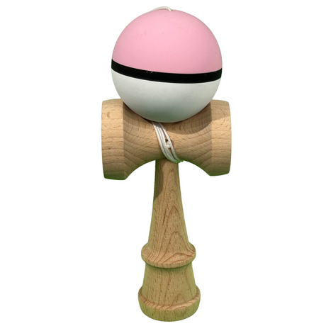 Kendama Original Profesional, Model Multicolor, 18cm, din Lemn, Joc Interactiv, Copii si Adulti