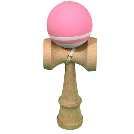Kendama Original Profesional, Model Multicolor, 18cm, din Lemn, Joc Interactiv, Copii si Adulti