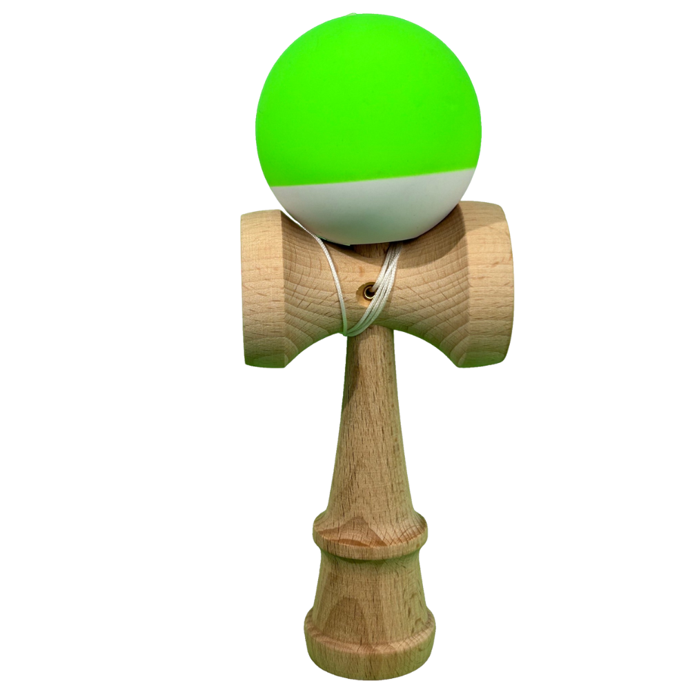 Kendama Original Profesional, Model Multicolor, 18cm, din Lemn, Joc Interactiv, Copii si Adulti