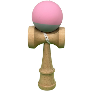 Kendama Original Profesional, Model Multicolor, 18cm, din Lemn, Joc Interactiv, Copii si Adulti