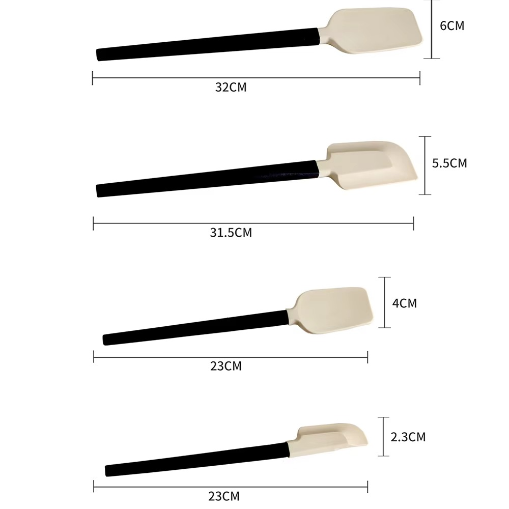 Set 5 Ustensile Bucatarie, Termorezistente, Antiaderente, din Silicon