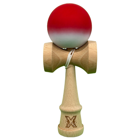 Kendama X Original, 18cm, Bila de Cauciuc, Lemn, Copii si Adulti, Joc Interactiv